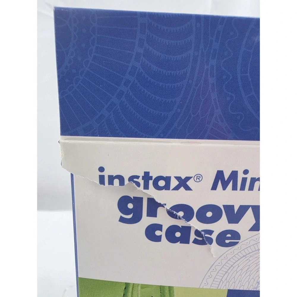 Fujifilm Instax Mini 9 Groovy Camera Case Smoky White Gray Protective Bag NIB